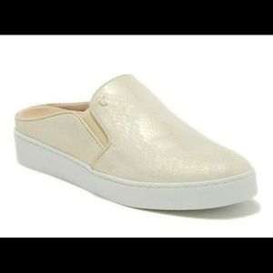 Vionic Splendid Dakota Mules Gold Snakeskin 8